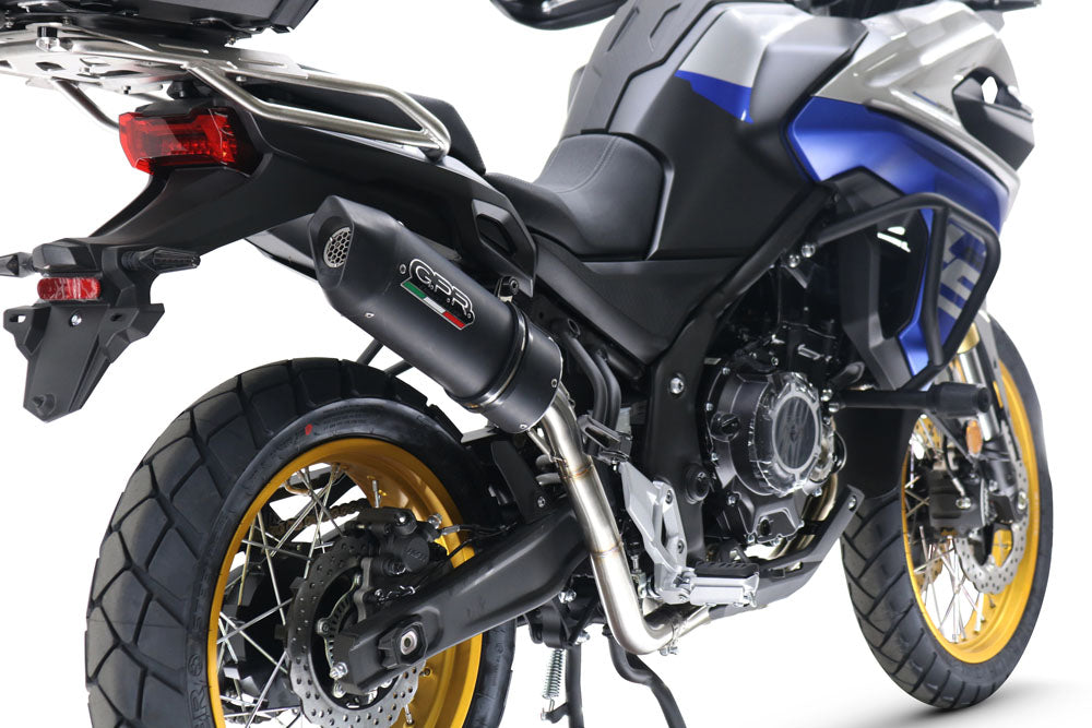 SCARICO GPR COMPATIBILE CON VOGE VALICO 525 DSX 2023-2024, FURORE EVO4 NERO, SCARICO OMOLOGATO, SILENZIATORE CON DB KILLER ESTRAIBILE E RACCORDO SPECIFICO