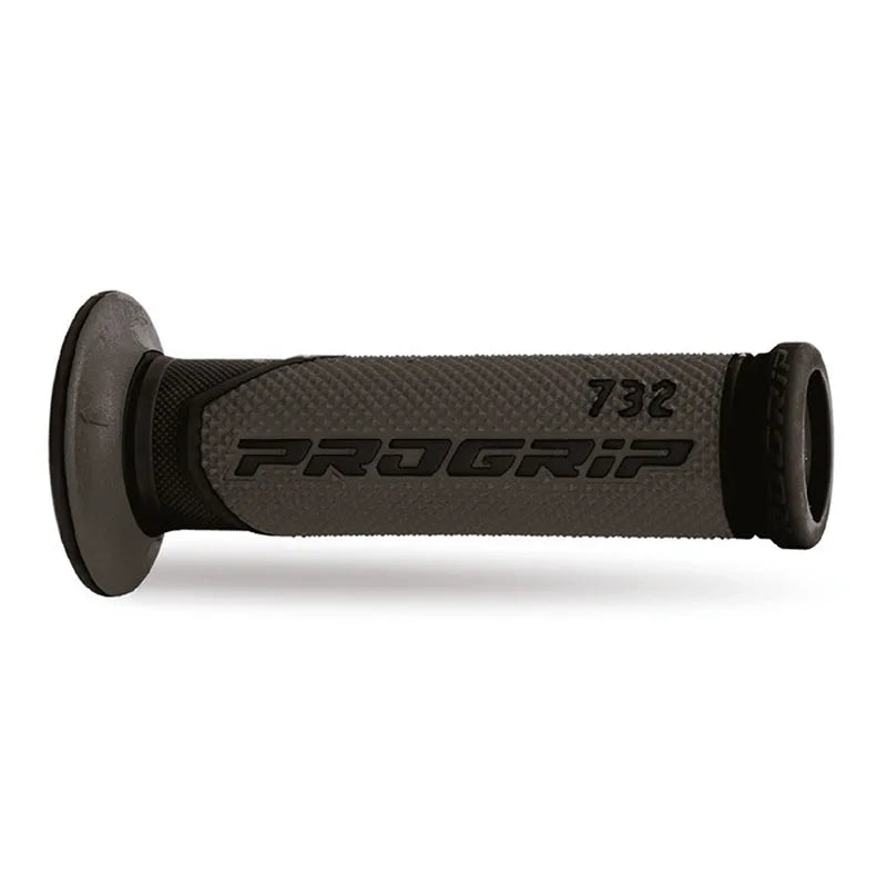 PROGRIP Road Grips 732-OE-298 - Double Density - Black/Titanium With Hole