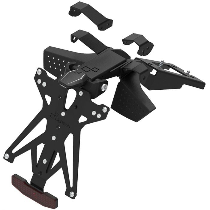 LIGHTECH Adjustable License Plate Holder Kit DUCATI HYPERMOTARD 950 2019-2023