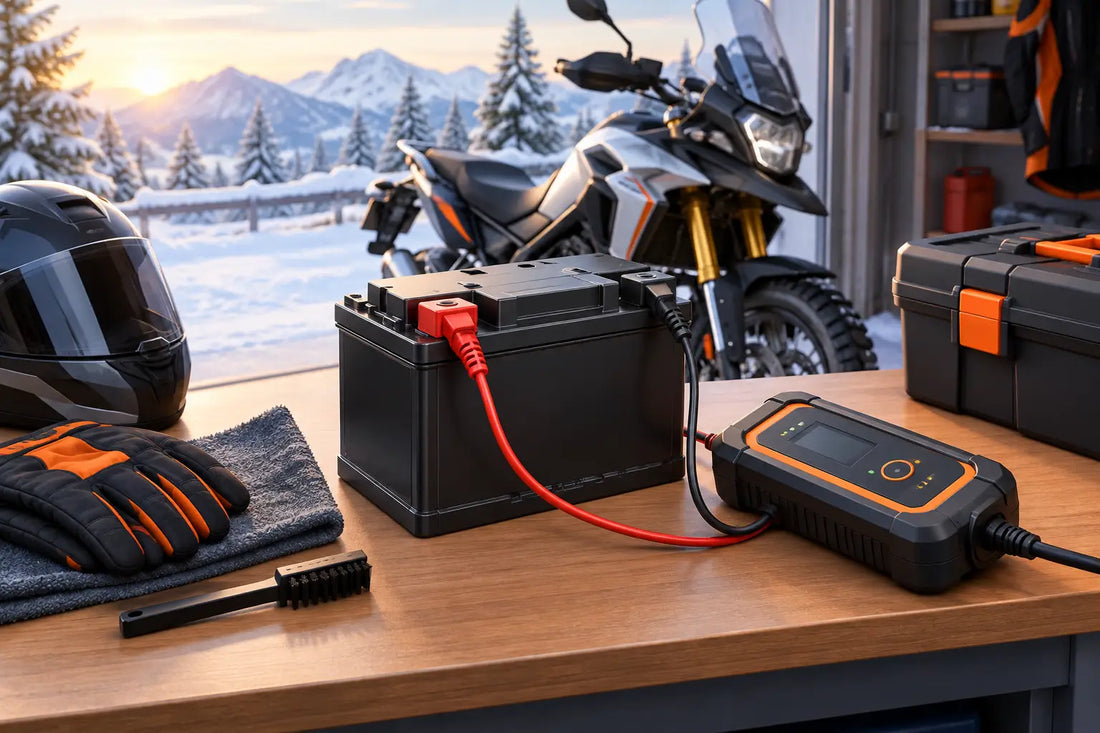 Batteria moto inverno: cura, ricarica e test