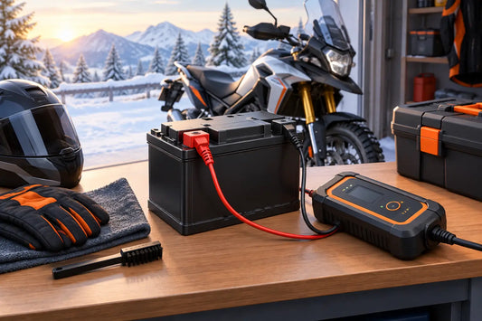 Batteria moto inverno: cura, ricarica e test