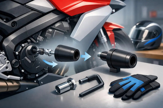 Come montare tamponi paratelaio moto in sicurezza - Race Moto Shop