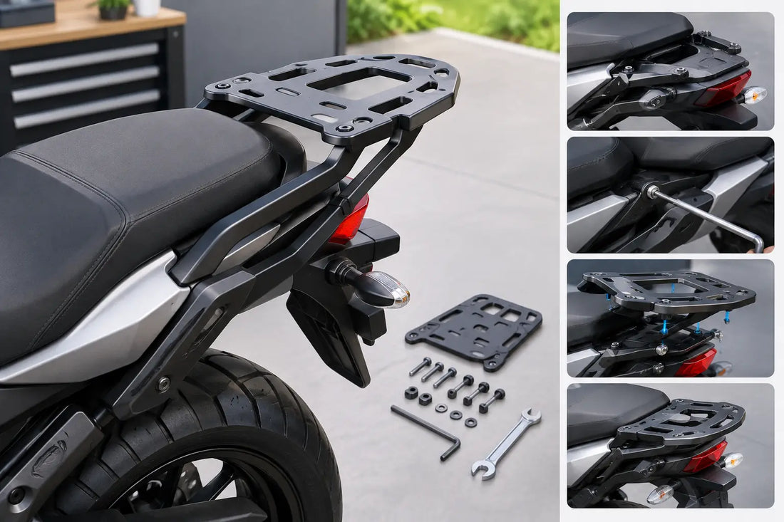 Come installare portapacchi moto posteriore