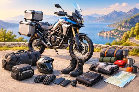 Allestimento moto viaggio: cosa serve davvero