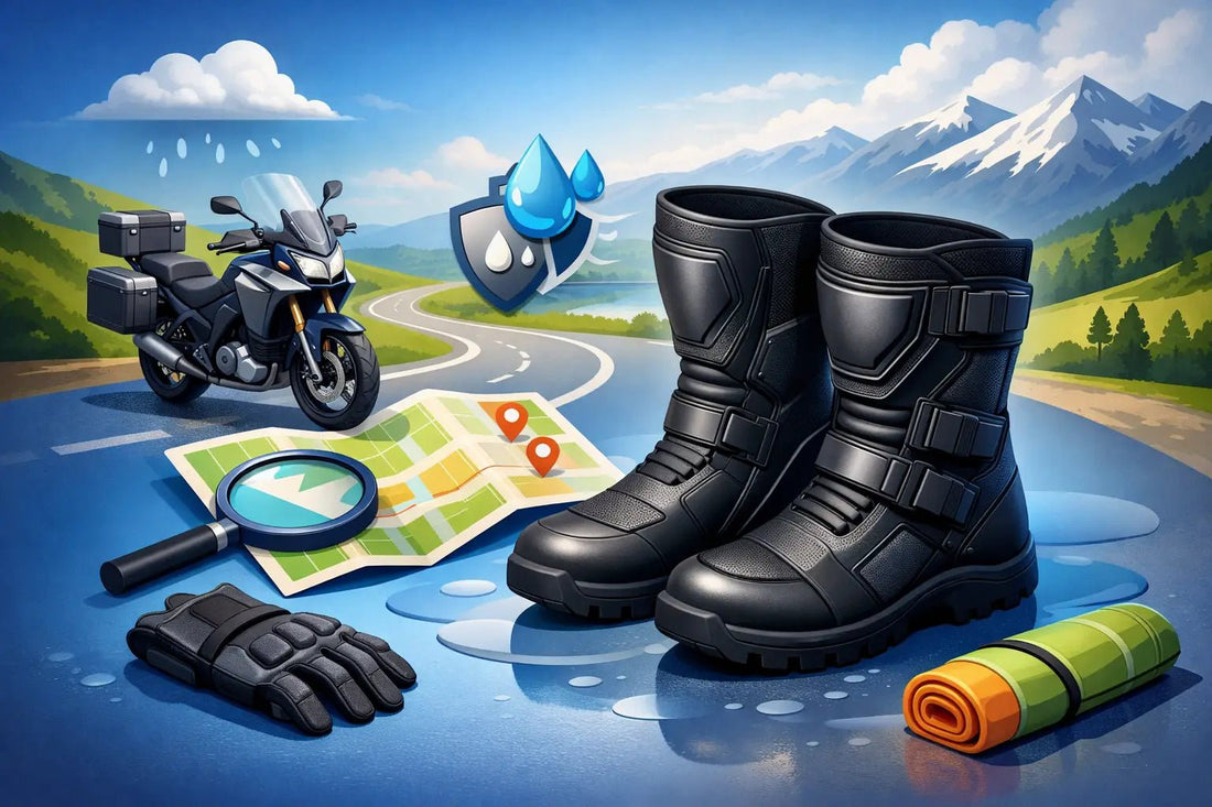 Stivali moto touring impermeabili: come sceglierli - Race Moto Shop