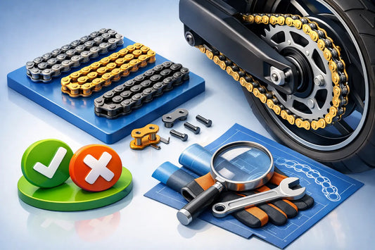 Come scegliere catena moto senza errori