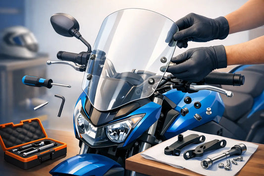 Come montare parabrezza moto senza errori