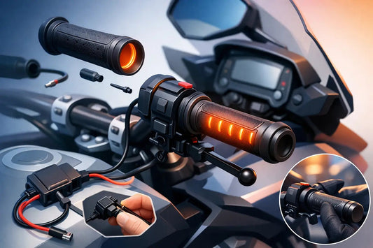 Come montare manopole riscaldate moto bene - Race Moto Shop