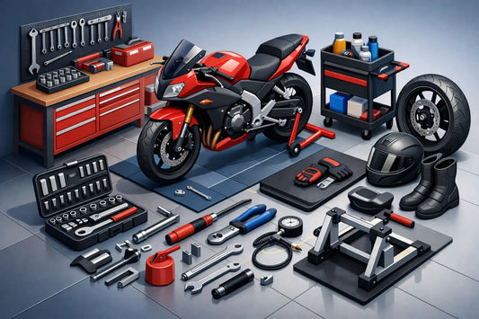 Attrezzi officina per moto: cosa serve davvero