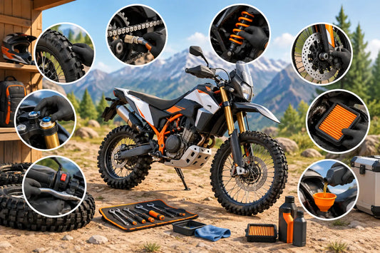 Preparare la moto per il fuoristrada in 8 mosse