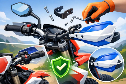 Come montare paramani moto enduro in sicurezza - Race Moto Shop
