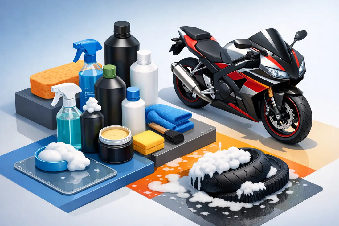I migliori prodotti pulizia moto per ogni superficie