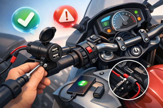 Come installare presa USB moto senza errori - Race Moto Shop