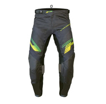 PROGRIP Pantaloni 6015-370 Grigio Scuro/Verde/Giallo