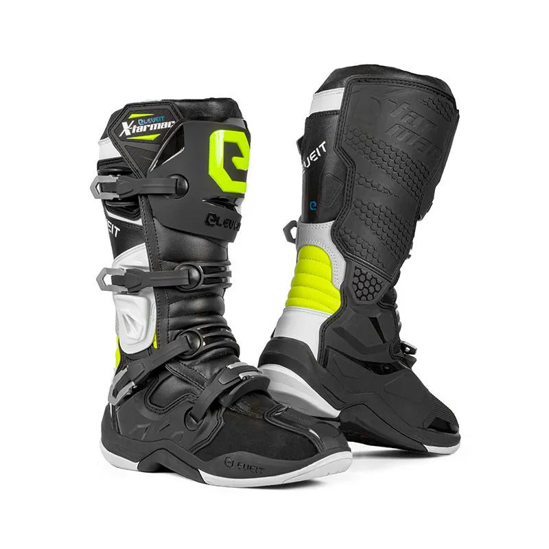 ELEVEIT Stivali X TARMAC Off-Road Black/Yellow Fluo