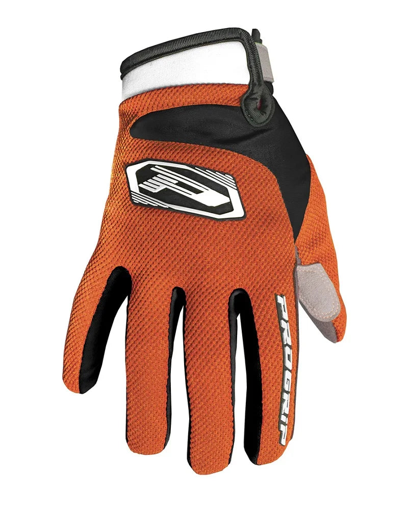 PROGRIP Mx Gloves 4009-346 Child White/Orange/Black