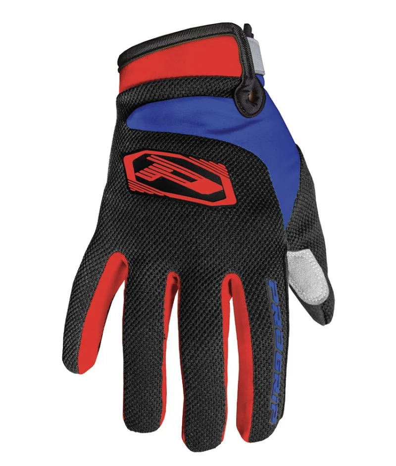 PROGRIP Mx Gloves 4010-344 Red/Black/Blue L