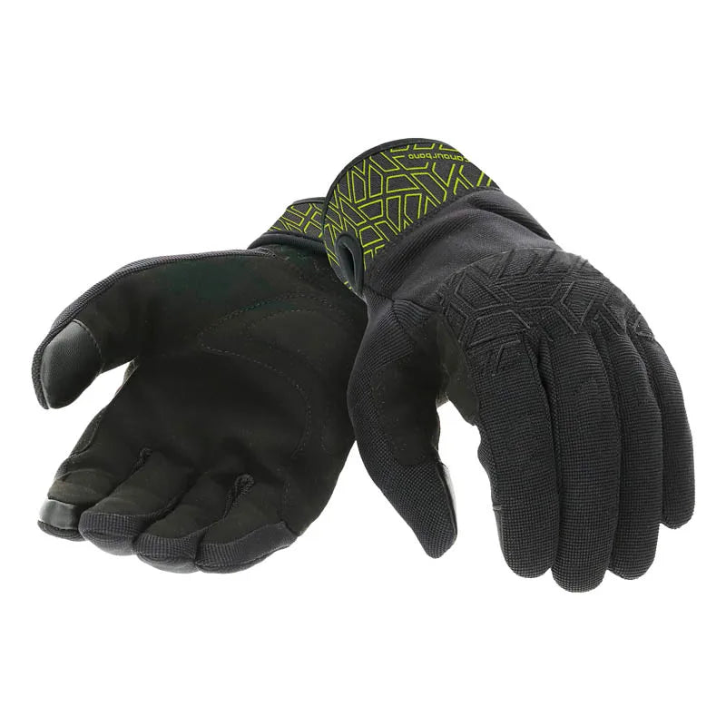 TUCANO URBANO MIKY Gloves Black/Fluo Yellow Graphic 