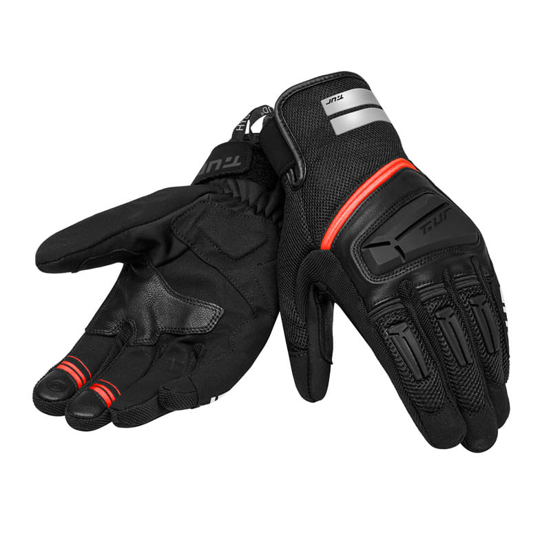 T.UR Guanti G-FIVE HYDROSCUD® Black/Red