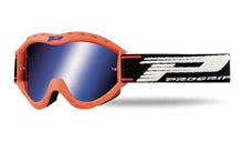PROGRIP Maschera Kids 3101-156 FL - Arancio Fluo Opaco, Lente a Specchio