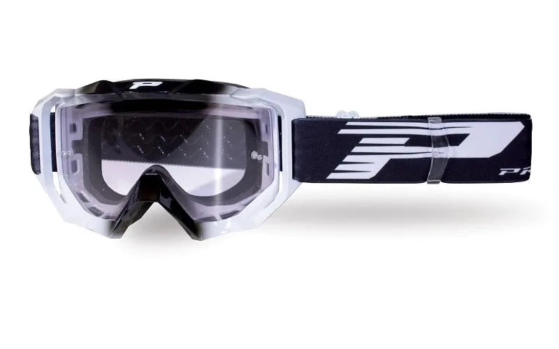 PROGRIP Goggle 3200-102 TR - Black, Transparent Lens