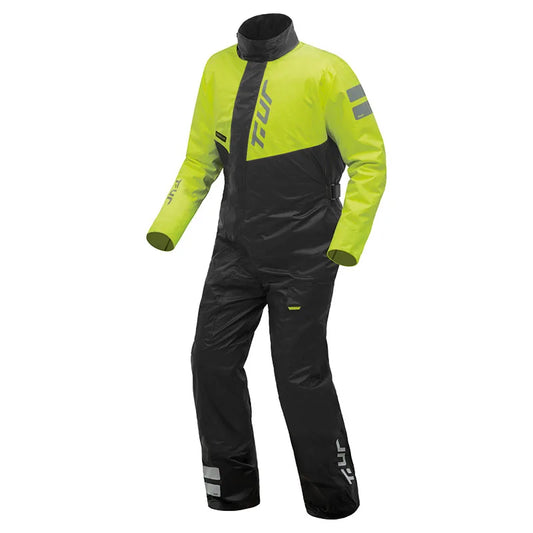 T.UR Tuta Antipioggia FULLTRIP HYDROSCUD® Black/Yellow Fluo