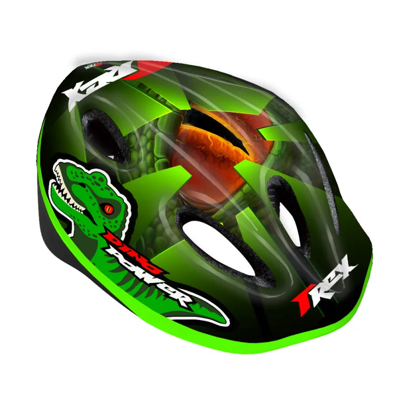 MVTEK Casco Junior DINO POWER - Taglia S (48/52cm)