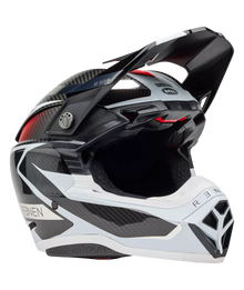 CASCO BELL MOTO-10 SPHERICAL 2025 RENEN RAYCON MATTE/GLOSS NERO/BIANCO ECE 06