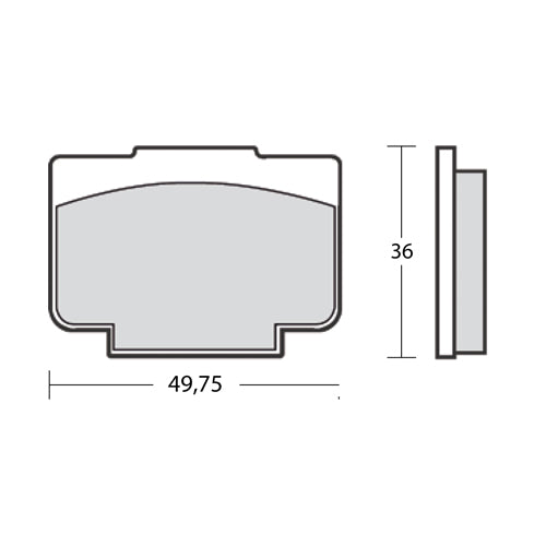 BREMBO RACING - REAR SINTERED COMPOUND PADS 