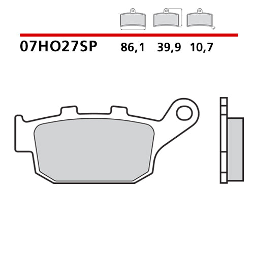 BREMBO - PASTIGLIA MESCOLA SP