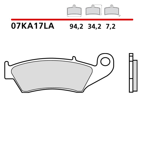 BREMBO - PASTIGLIA MESCOLA LA