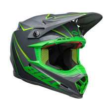 BELL MOTO-9S FLEX 2023 SPRITE GRAY/GREEN HELMET ECE 06