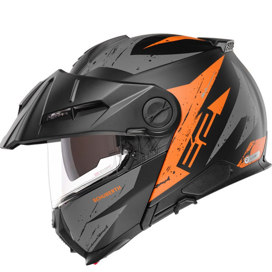 CASCO SCHUBERTH E2 EXPLORER ARANCIO