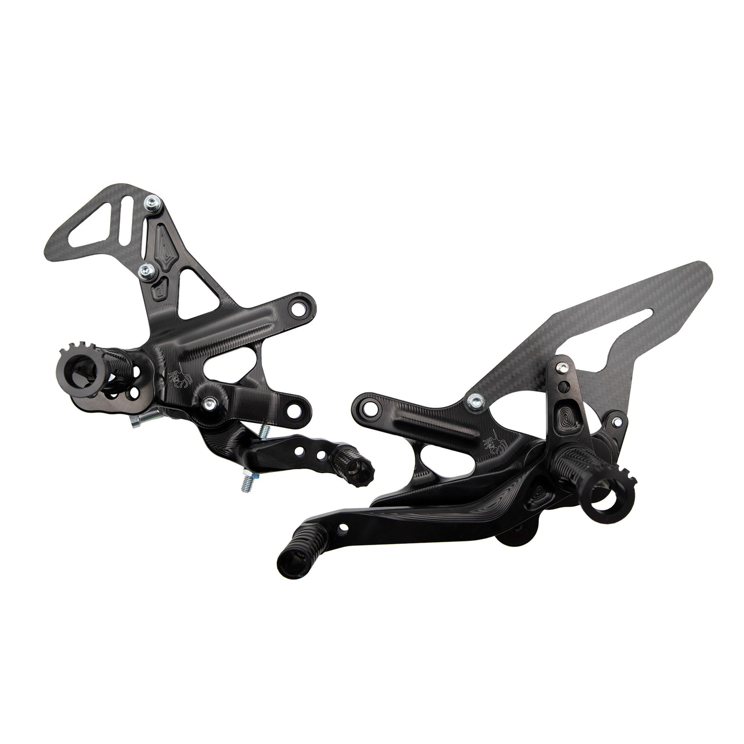 SPIDER RACING PEDANE RACING APRILIA RSV4 DAL 2017 CAMBIO ROVESCIATO