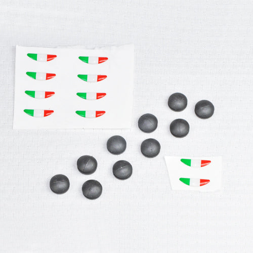 BREMBO TAPPO IN GOMMA + ADESIVO BANDIERA TRICOLORE