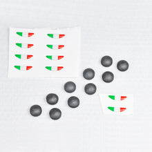 BREMBO TAPPO IN GOMMA + ADESIVO BANDIERA TRICOLORE