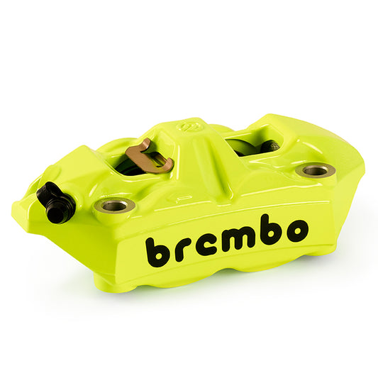 BREMBO RACING PINZA SX M4 100 MM - GIALLO FLUO