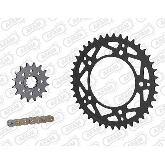 AFAM - 520 PITCH KIT WITH LIGHTWEIGHT STEEL SPROCKET YAMAHA R1 