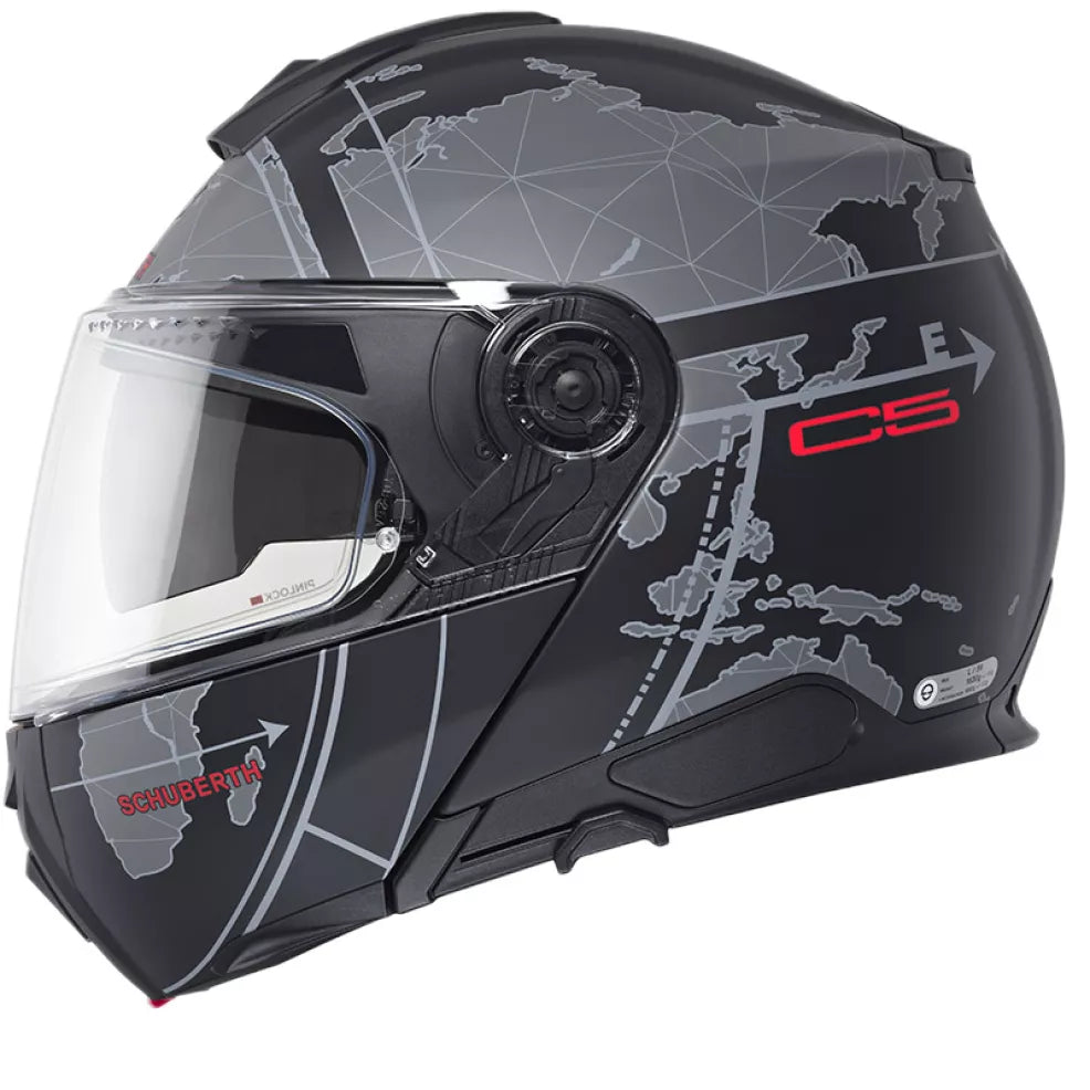 CASCO SCHUBERTH C5 2025 GLOBE NERO