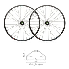 BLACKJACK Ruote 29" x 30mm MTB READY Tubeless Shimano 10/11V (Coppia)