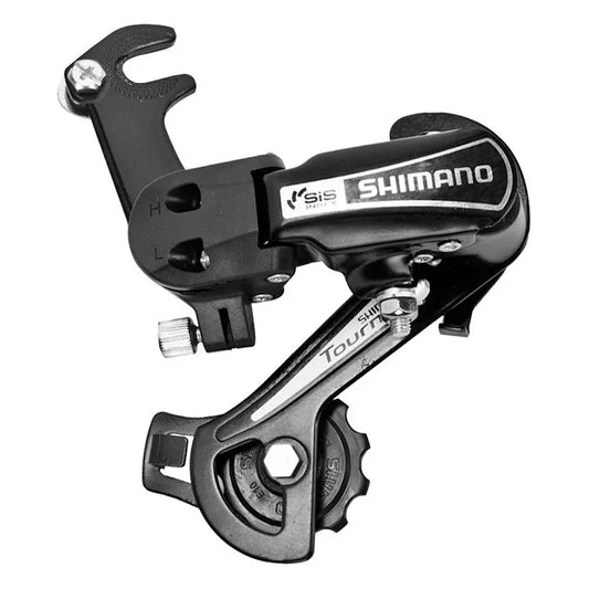 SHIMANO Cambio MTB TY21 3x6/7V Gabbia Lunga Nero +Forcellino Integrato (OEM)