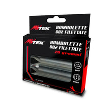 MVTEK Bomboletta CO2 Argento 20gr (Prezzo per 1pz, Confezione Rigida 4PZ)