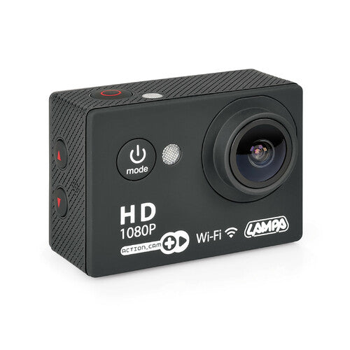 LAMPA Action-Cam Plus, 1080p Wi-Fi sports camera + Accessory kit
