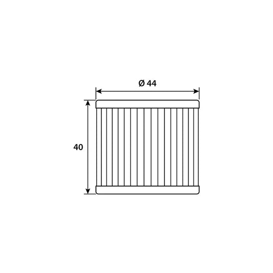 HOKIO Filtro Olio KEEWAY RKS 125cc