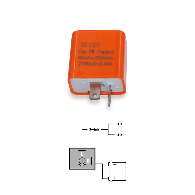 TAAC Relé Frecce Universale - 2 PIN Regolabile