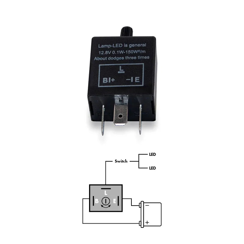 TAAC Relé Frecce Universale - 3 PIN Regolabile