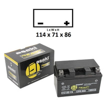 ASAKI Batteria CBTX4LFA Sigillata Precaricata