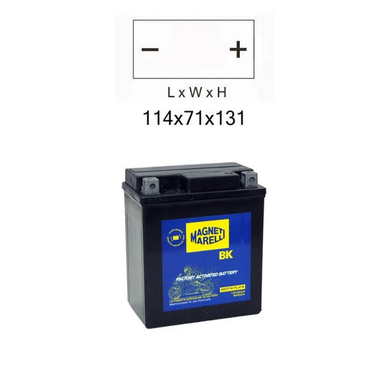 MAGNETI MARELLI MOTX7L Sealed Pre-charged Battery 