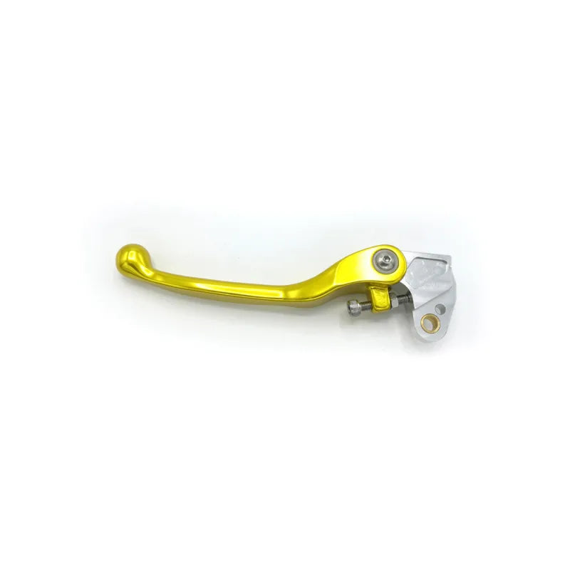 BCR Articulated Left Clutch Lever SUZUKI RM Z250 07-14 - Yellow