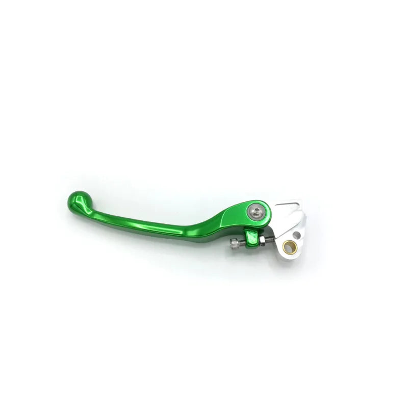 BCR Articulated Left Clutch Lever KAWASAKI KX F 250/450 13-16 - Green